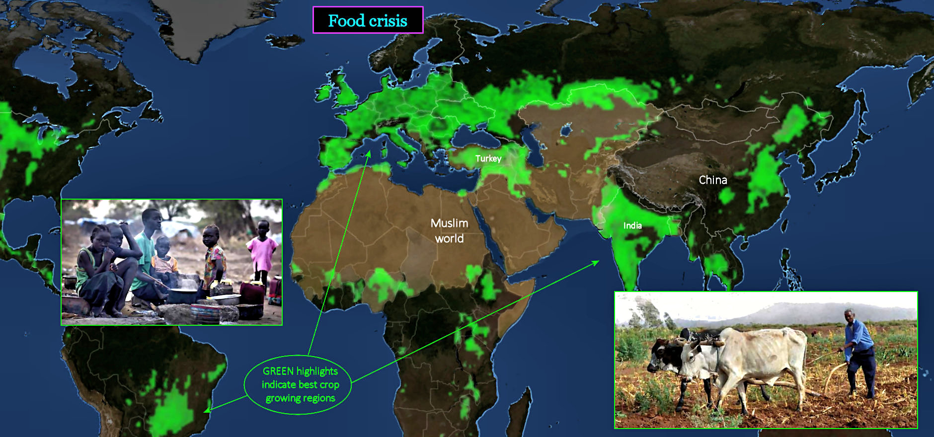 Food Scarcity, 2020 map